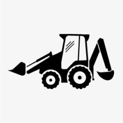 Sklo traktorbagr JCB (1CX-5CX)