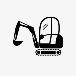 Sklo pásové minibagry (801-8085)