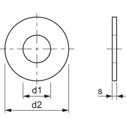 45x70x4 mm Vymedzovacia podložka 823/00470
