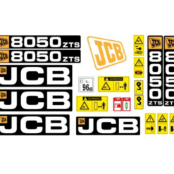 JCB 8050 ZTS Sada nálepiek